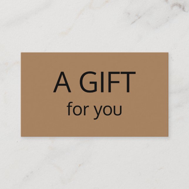 Tarjeta De Presentación simple mínimo añadir el nombre dirección de texto  (Anverso)