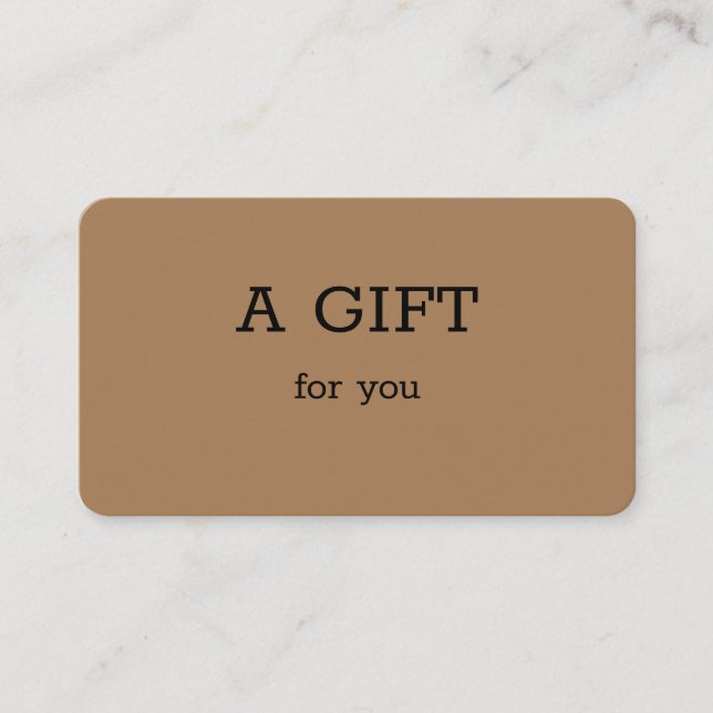 Tarjeta De Presentación simple mínimo añadir el nombre dirección de texto  (Anverso)