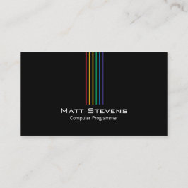 Tarjeta de presentación simple para programadores