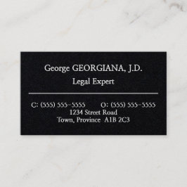 Tarjeta de presentación simple y Minimalista