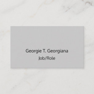 Tarjeta de presentación simple y respetable