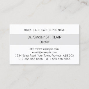 Tarjeta de presentación simple y sencilla