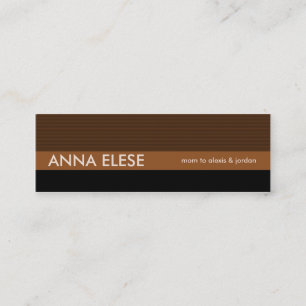 Tarjeta De Presentación Simplemente elegante