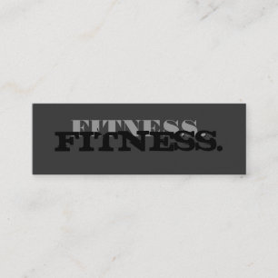 Tarjeta de presentación Skinny Cute Plain Gray Fit