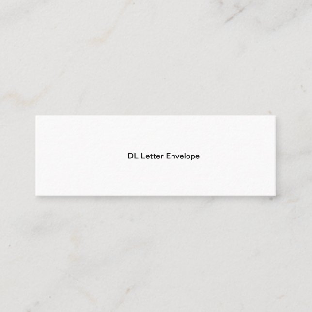 Tarjeta De Presentación Sobre de letras DL (Anverso)