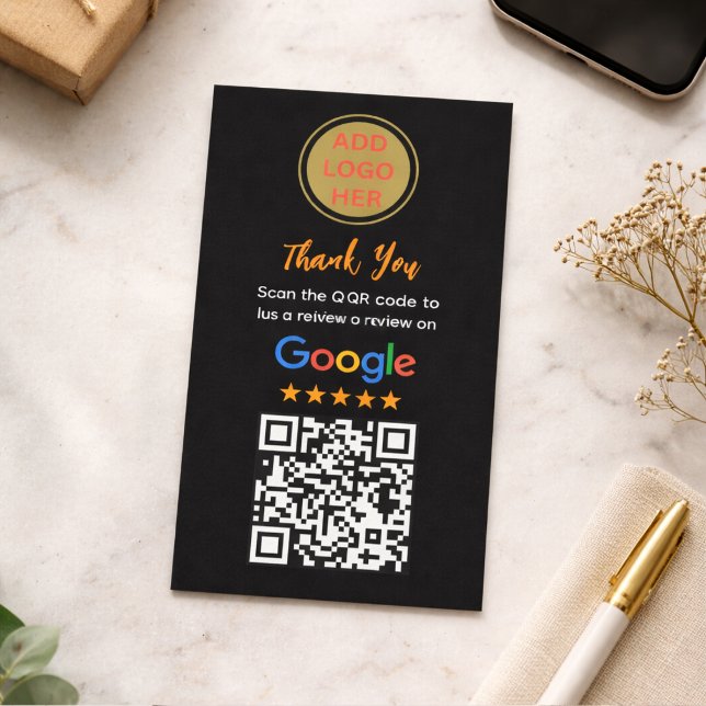 Tarjeta De Presentación Solicitud de Reseña Simple de Google|Negocio Peque (Simple Google Review Request|Modern Small Business Calling Card
)