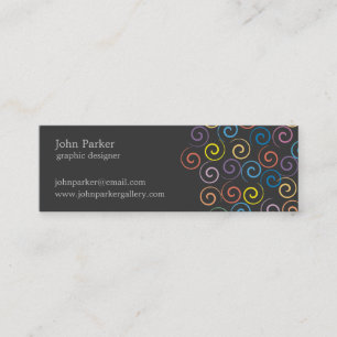 Tarjeta de presentación Spirals