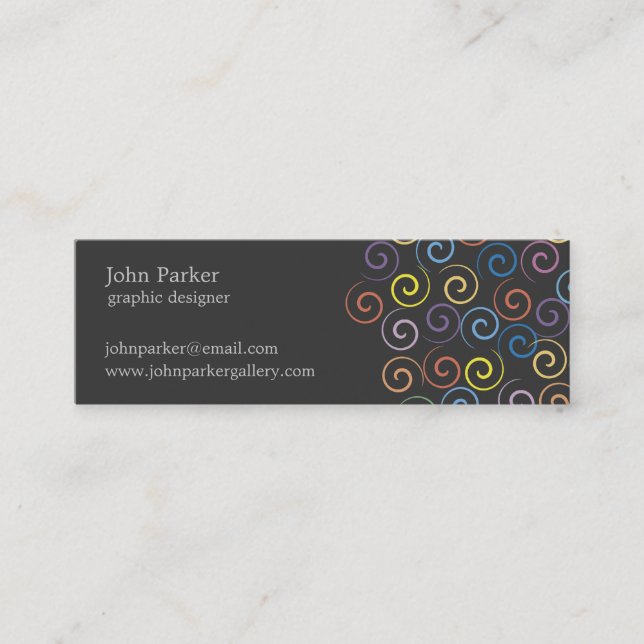 Tarjeta de presentación Spirals (Anverso)