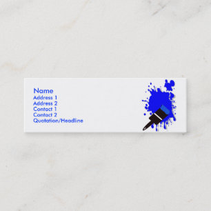 Tarjeta de presentación Splash Paint