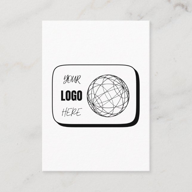 Tarjeta De Presentación Su Logo Aquí (Anverso)