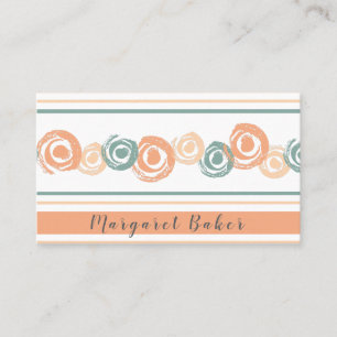 Tarjeta de presentación Swirls II Moderna