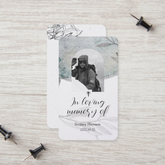 Tarjeta De Presentación Sympathy Card (Anverso/Reverso In Situ)