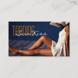Tarjeta de presentación Tanning Salon Spa