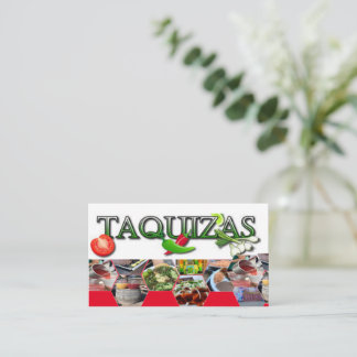 Tarjeta De Presentación Taquizas