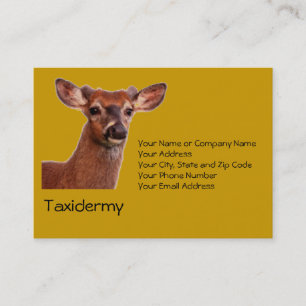 Tarjeta de presentación Taxidermy