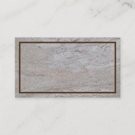 Tarjeta de presentación texturizada de mármol blan