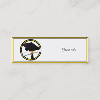 Tarjeta De Presentación Título de graduación y diploma