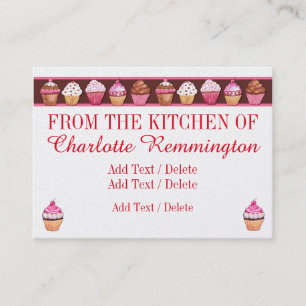 Tarjeta De Presentación Tratamientos para mamá / pastelitos / Panadería