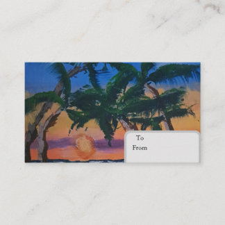 Tarjeta De Presentación Tropical card