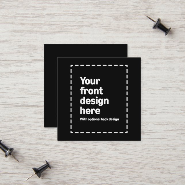 Tarjeta De Presentación Tu Diseño Aquí (Anverso/Reverso In Situ)