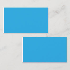 Tarjeta De Presentación un fondo azul con un gato blanco y negro