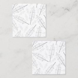 Tarjeta De Presentación un marco negro con fondo blanco con líneas