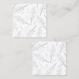 Tarjeta De Presentación un marco negro con fondo blanco con líneas