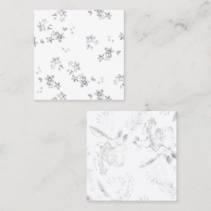 Tarjeta De Presentación una foto en blanco y negro de fondo blanco