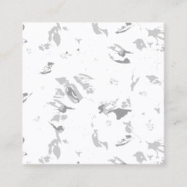 Tarjeta De Presentación una foto en blanco y negro de fondo blanco