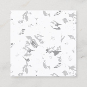 Tarjeta De Presentación una foto en blanco y negro de fondo blanco