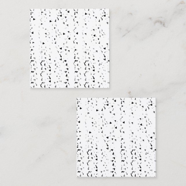 Tarjeta De Presentación una foto en blanco y negro de gotas de lluvia (Anverso / Reverso)