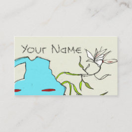 Tarjeta de presentación ÚNICA moderna de Ginette