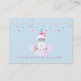 Tarjeta De Presentación Unicornio mágico