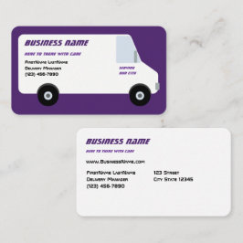 Tarjeta de presentación Van Purple