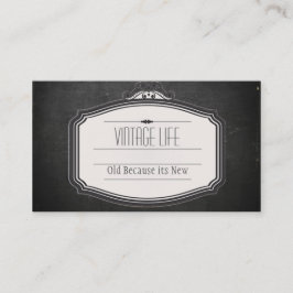 Tarjeta de presentación vintage