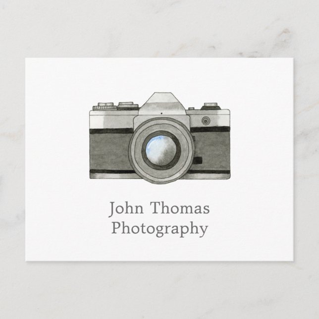 Tarjeta de presentación Vintage SLR (Anverso)