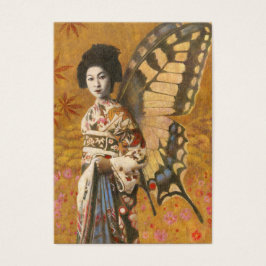 Tarjeta de presentación Vintage Wingle Geisha ACEO