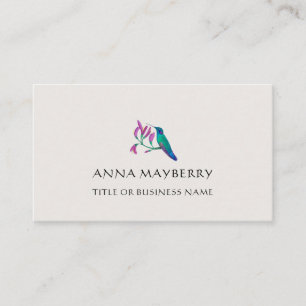 Tarjeta de presentación Violetear Hummingbird