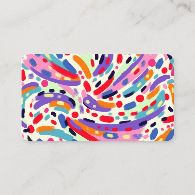 Tarjeta De Presentación ¡Viva los colores! (Anverso)