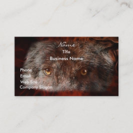 Tarjeta de presentación WOLF EYES Wildlife Support