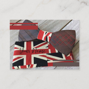 Tarjeta de presentación Wooden Bowtie