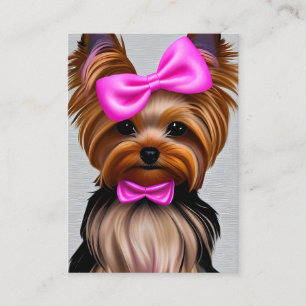 Tarjeta De Presentación Yorkie Graphic