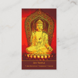 Tarjeta de presentación Zen Buddhism