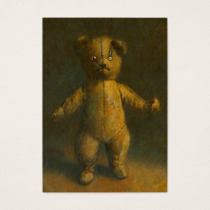 Tarjeta de presentación Zombie Teddy Bear ACEO