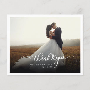 Tarjeta de presupuesto de foto Boda con letras de 