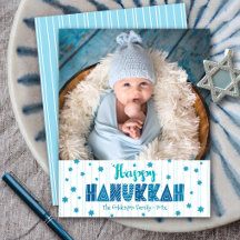 Tarjeta de Presupuesto Feliz Hanukkah Foto Diversi