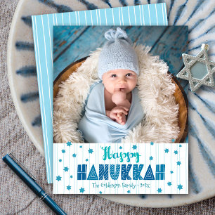 Tarjeta de Presupuesto Feliz Hanukkah Foto Diversi