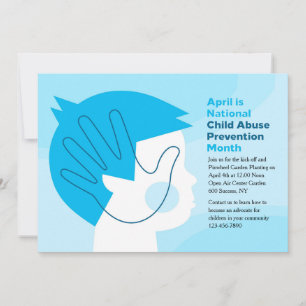 Tarjeta de prevención del maltrato infantil