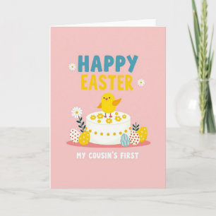 Tarjeta de Prima Primera Pascua Feliz