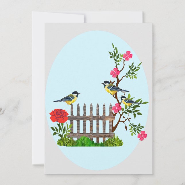 Tarjeta de primavera (Anverso)